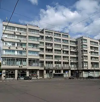 Общий вид главного фасада Фотография 2007 г.