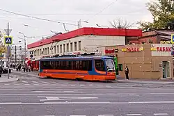 Вид переулка от Верхней Сыромятнической улицы