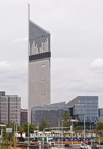 Вид построенного комплекса с запада в июне 2025 года