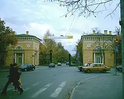 Начало Московского шоссе и Московские ворота