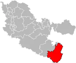 Фальсбур на карте