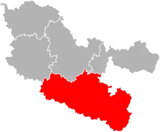 Сарбур — Шато-Сален на карте