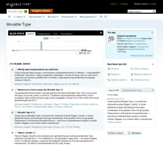 Скриншот программы Movable Type