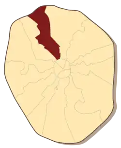 Тимирязевский район на карте 1960 года
