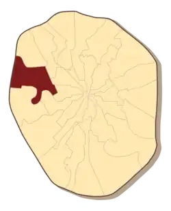 Ворошиловский район на карте 1978 года