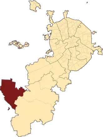 Бекасово на карте