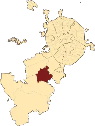 Троицк на карте