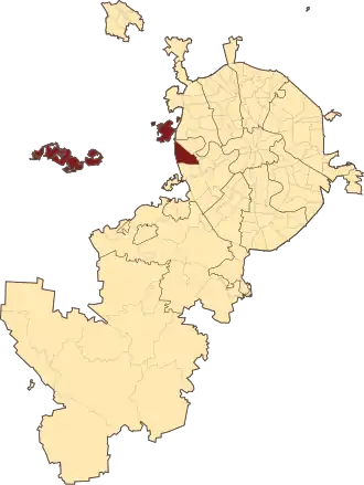 Кунцево на карте