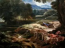 Пейзаж с бурей. Холст, масло. Национальный музей, Варшава