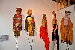 Куклы из спектакля по В. Маяковскому «Клоп»