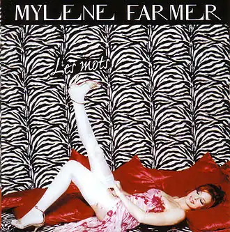 Обложка альбома Милен Фармер «Les Mots» (2001)