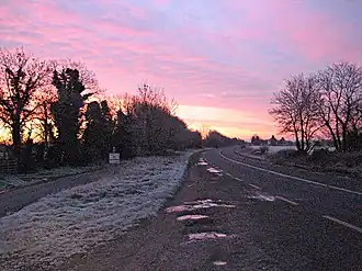 Старая часть дороги, между Клони и Дуншаулином