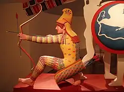 Реконструкция оригинальной росписи одной из фигур