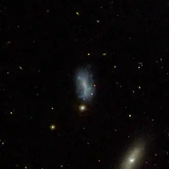 изображение получено в ходе Sloan Digital Sky Survey