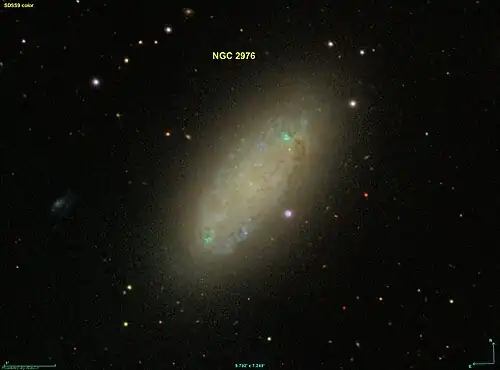 NGC 2976 (
  
    
      
        n
        ≈
        0
        
          ,
        
        55
      
    
    {\displaystyle n\approx 0{,}55}
  
)