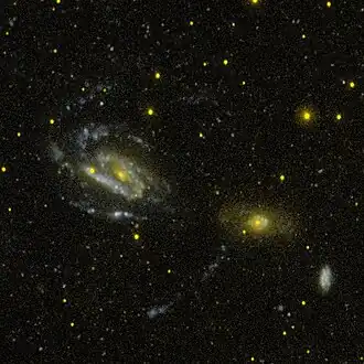 NGC 3169 и NCG 3166