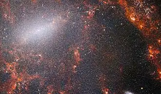 Снимок камерой NIRCam телескопа Джеймс Уэбб