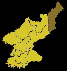 Хамгён-Пукто на карте