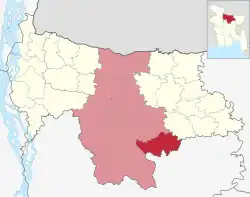 Нандайл на карте