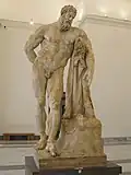 Геркулес Фарнезский. Начало III в. н. э. По утраченному бронзовому оригиналу Лисиппа. Мрамор. Национальный археологический музей, Неаполь