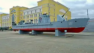 Полноразмерный макет БМО проекта 194 в Музейном комплексе УГМК.