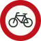 Gesloten voor fietsen