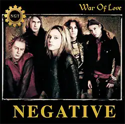 Обложка альбома Negative «War of love» (2003)