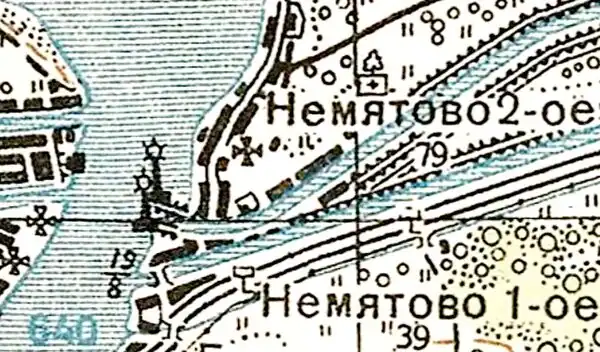 План деревни Немятово-2. 1941 год
