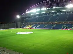 Вид на восточную трибуну