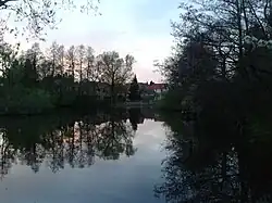 Вид на Нойдорф с пруда Гемайнде