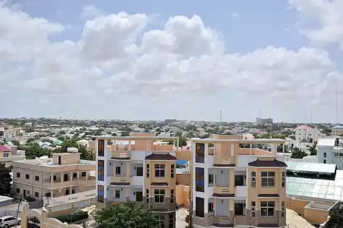 Новые здания в Могадишо, 2015 год