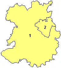 Шропшир на карте