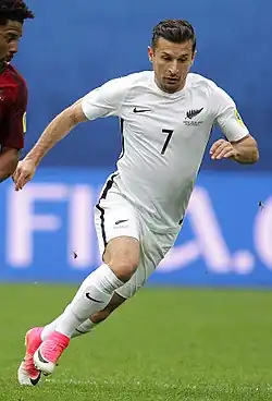 Барбарусес в составе сборной Новой Зеландии на Кубке конфедераций 2017 года