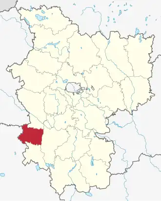 Несвижский район на карте