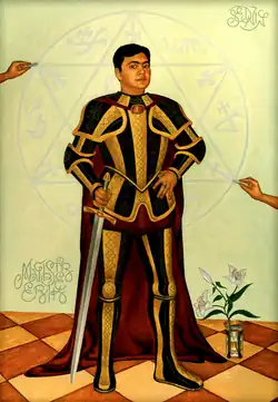 "Магистр Эрик". Николай Николаевич Седнин. 2006, 100?70 см.