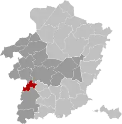 Расположение муниципалитета на карте провинции