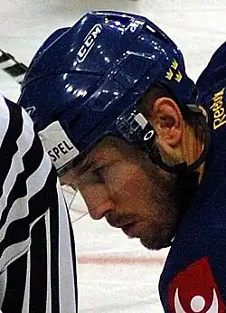 Перссон в составе сборной Швеции на Кубке Первого канала 2010