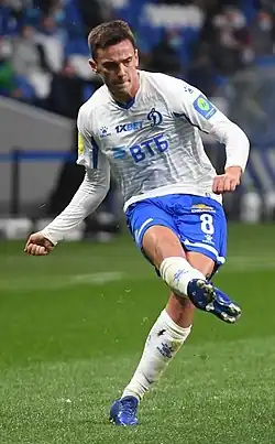 Моро в составе московского «Динамо» в 2020 году