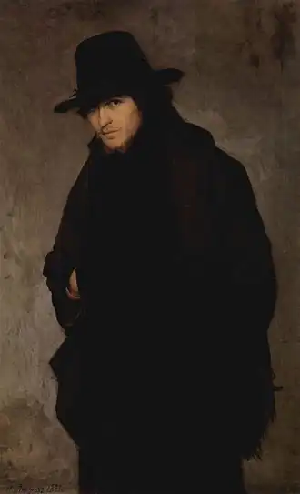 «Студент» (см.), 1881, Государственная Третьяковская галерея.