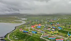 Устье реки и село Никольское