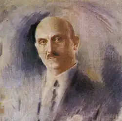 Н. Кицикис в 1930 г. Работа художника Константина Партениса.