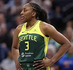 Огвумике в игре за «Сиэтл Шторм» против «Миннесота Линкс» (9 июня 2024 года)