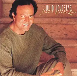 Обложка альбома Хулио Иглесиаса «Noche de cuatro lunas» (2000)