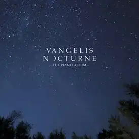 Обложка альбома Вангелиса «Nocturne: The Piano Album» (2019)