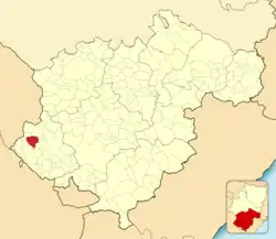 Расположение муниципалитета на карте провинции