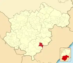 Расположение муниципалитета на карте провинции