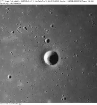 Снимок с борта Аполлона-15