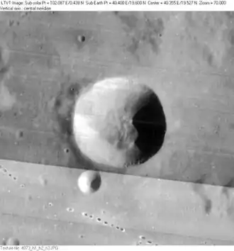 Снимок зонда Lunar Orbiter – IV.