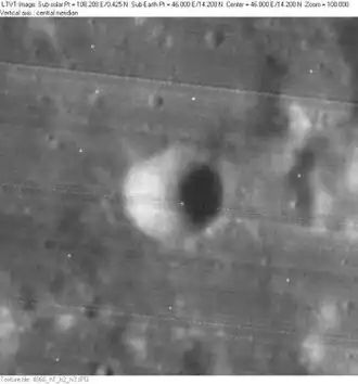 Снимок зонда Lunar Orbiter – IV.