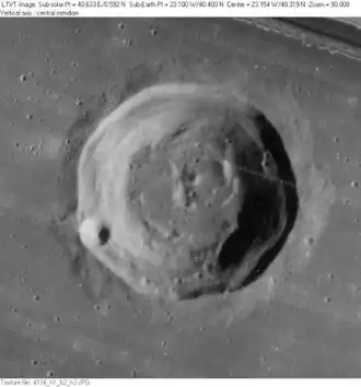 Снимок зонда Lunar Orbiter - IV